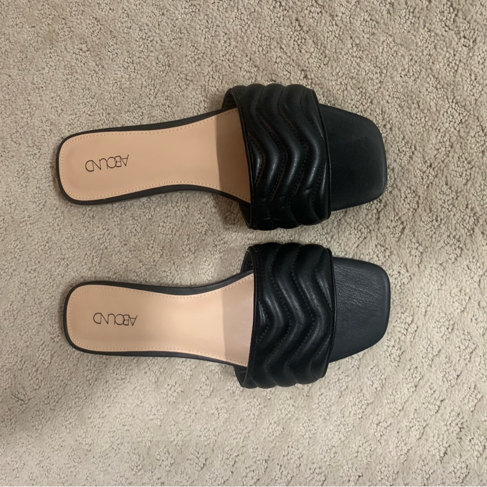 Abound slip on sandal worn once